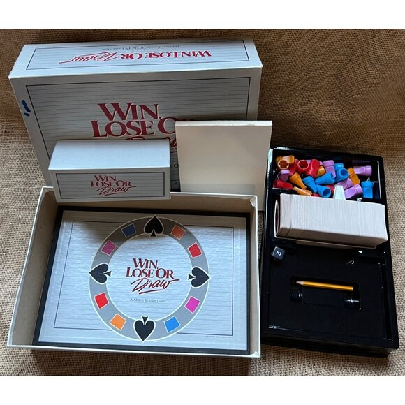 Vintage Walt Disney Company Win Lose or Draw Board Game Retro Picture Game - Picture 5 of 5